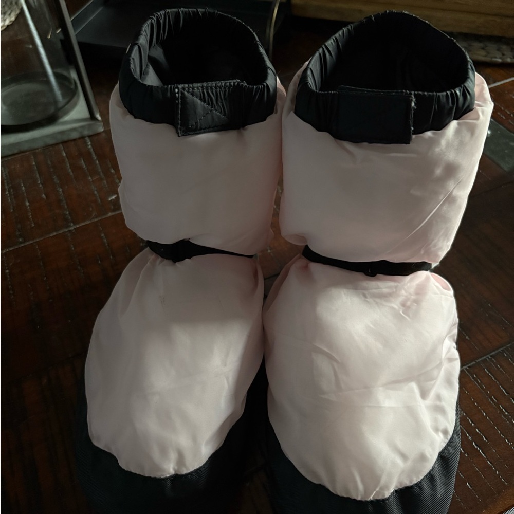 Bloch Pink and Black Ankle Booties